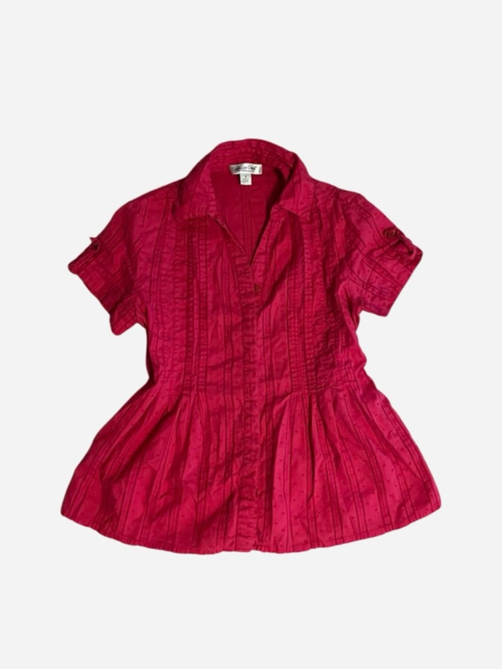 coldwater creek - Y2K style short-sleeve button-up top
